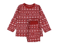 Name It jester red merry christmas pyjamas